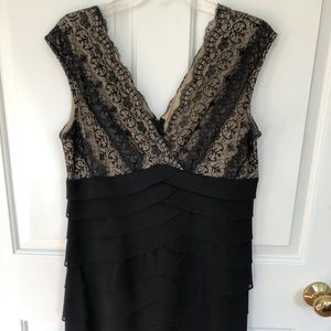 Fancy- lace detail dress